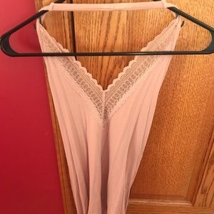 Blush pink body suit